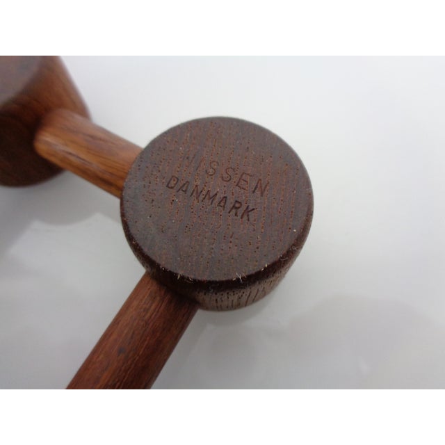 Vintage Danish Teak Coaster by Nissen, 1960s, Set of 3 For Sale - Image 18 of 18