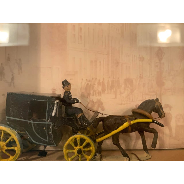 “Fiacre” Shadowbox Wall Street From the Corner of Broad , Nyc For Sale In Chicago - Image 6 of 11
