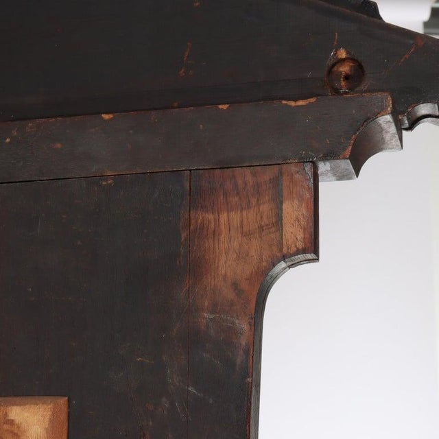 Antique Renaissance Revival Carved Walnut & Burl Marble Top Sideboard Circa 1890 For Sale - Image 16 of 18