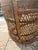 Mid-Century Modern Vintage Child-Size Rattan Loveseat & Oval Coffee Table, Boho Coastal MCM For Sale - Image 3 of 10