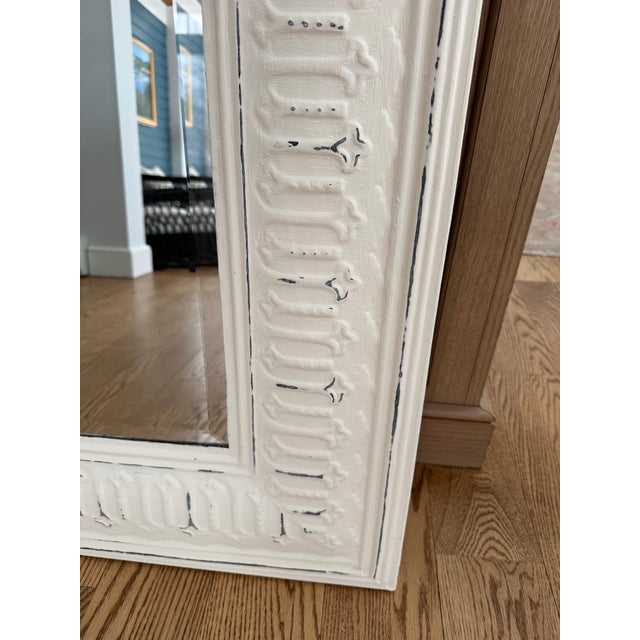 Distressed White Tin Mirror Paint in Annie Sloan Paint For Sale - Image 12 of 12
