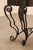 Metal Maitland Smith Greek Key Console Table With Tessellated Marble Top For Sale - Image 7 of 18