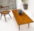 Solid Teak & Walnut Block Swedish Coffee Table on Tapered Dowel Legs For Sale - Image 12 of 13
