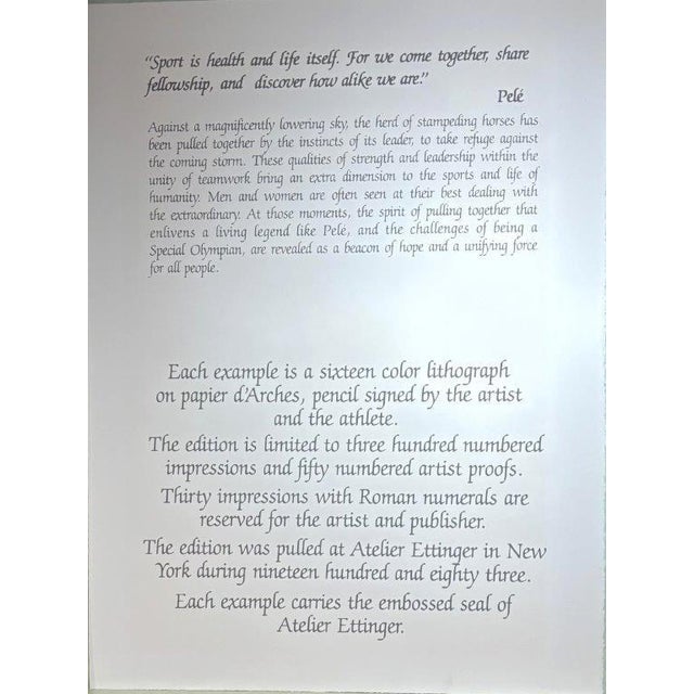 1980s Robert Peak "Spirit of Sport" Ap 15/50 Signed and Numbered Artist Proof - Set of 6 For Sale - Image 15 of 16