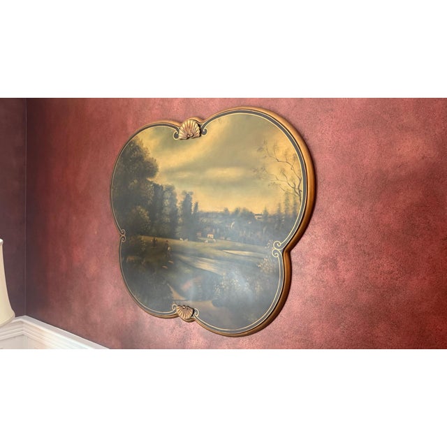 This beautifully framed reproduction oil painting from Jeanne Reed Ltd., originally purchased through Horchow, captures...