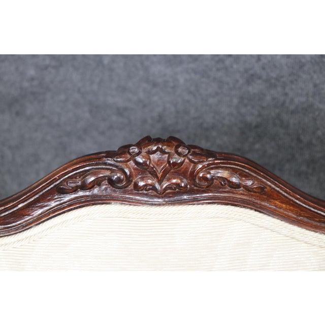 Set of 12 French Tall Back Louis XV Style Mid 20th C Carved Dining Chairs For Sale - Image 9 of 14