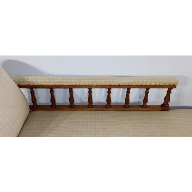 Long Victorian Mahogany Chaise Lounge, England, 19th Century For Sale - Image 5 of 18