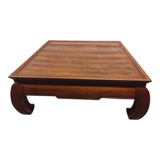 Late 20th Century Vintage Ming Style Coffee Table For Sale