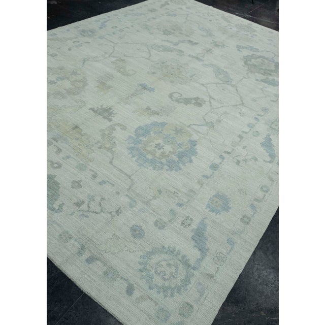 Turkish Turkish Oushak Rug 8'9" x 12' #18702 For Sale - Image 3 of 8