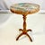 1950s Vintage Folk Art Boho Chic Lucite Encased Semi-Precious Stones Drinks Table With Butterfly Design For Sale - Image 9 of 17