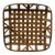 Large Square Tobacco Basket Wall Decor by Ballard Designs, 37" For Sale