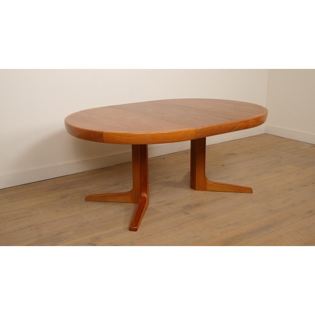 1950s Vintage Teak Dining Table, 1950s For Sale - Image 5 of 17