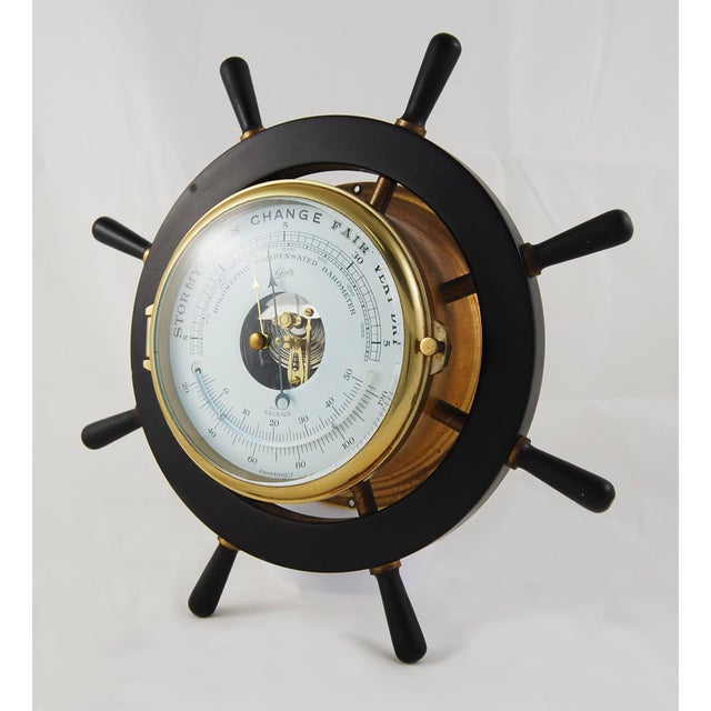 1960s Schatz Royal Mariner Brass Compensated Precision Ships Clock
