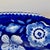 1984 Handcrafted One Drawer Bird’s Eye Maple Display Stand With Blue and White Platter For Sale - Image 18 of 18