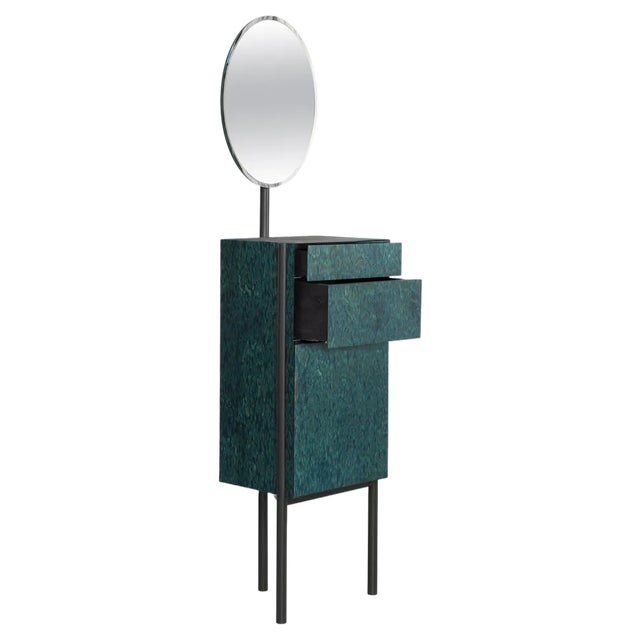 Osis Karla Side Table with Mirror by Llot Llov For Sale