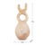 A rounded belly rises into a striking open ring before splitting into two upright prongs, this Tamegroute vase reading...