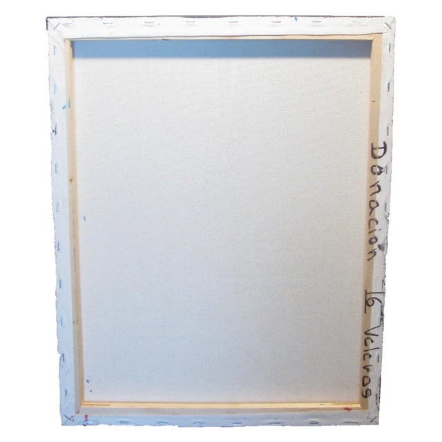 Acryrlic on stretched canvas painting of 2 sailboats. Dynamic movement and vibrant colors make this a statement piece for...