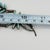 Blue Vintage Sterling Silver Norbert & Florenda Haskie Zuni Needlepoint Petit Point Turquoise Necklace For Sale - Image 8 of 8