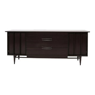 The Eloquence Credenza in Dark Walnut by Kent Coffey, Circa 1950s For Sale