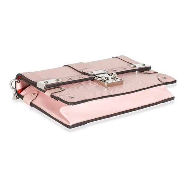 Rose Ballerine Epi Trunk Chain Wallet For Sale In New York - Image 6 of 8