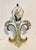 This gorgeous pair of large antique HB Quimper Fleur de Lys vases is the perfect addition to any French faience collection...