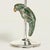Vintage Set of Eight Silver on Copper Goblets or Stemware With Parrots For Sale - Image 9 of 11