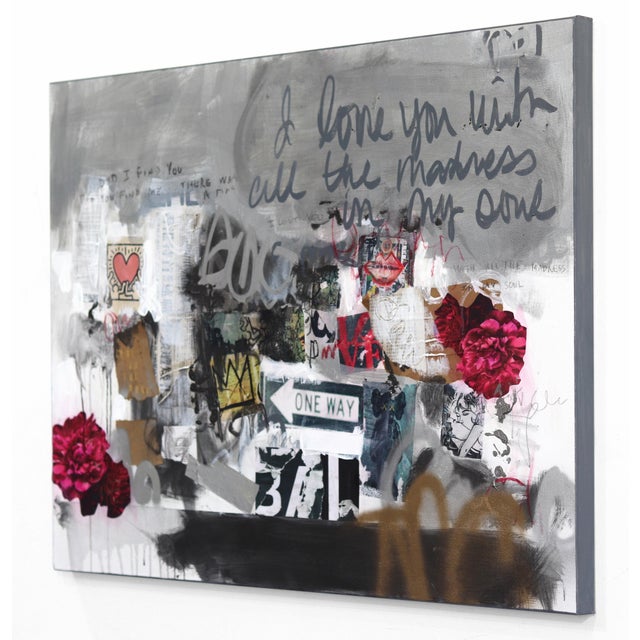 Subway Sonnet #138 - Large Mixed Media Abstract Expressionism Painting Original Artwork by Susan Washington For Sale In Los Angeles - Image 6 of 9