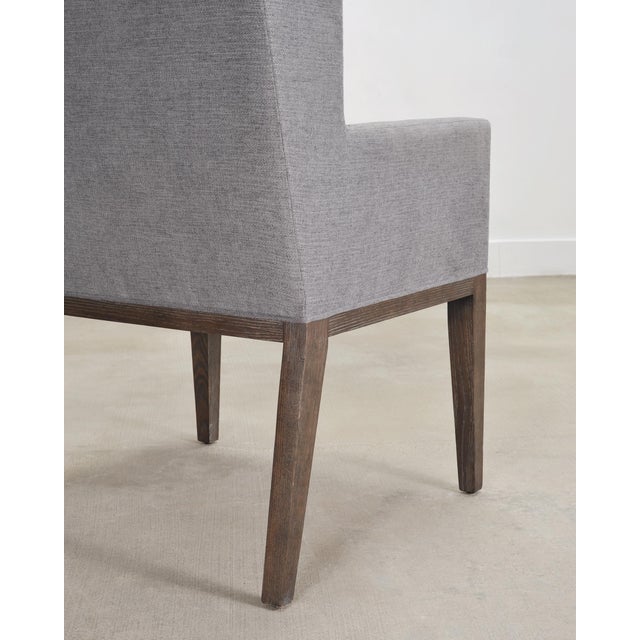 Set of Eight Bernhardt "Linea" Cerused Ash Dining Chairs For Sale - Image 18 of 18