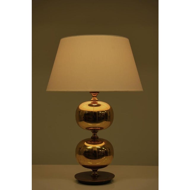 Mid-Century Swedish Table Lamps in Brass attributed to Stilarmatur Tranås, 1960s, Set of 2 For Sale - Image 6 of 7