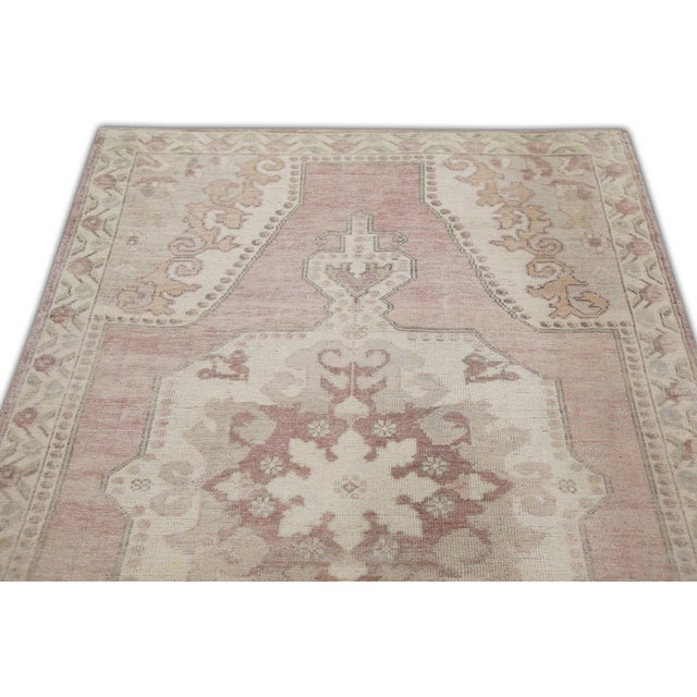 Oriental Hand Knotted Rug Turkish Anatolian 4'9" x 6'7" For Sale - Image 4 of 6