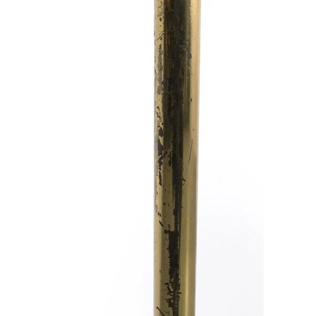 Metal Reading Floor Lamp with Metal Lampshade For Sale - Image 7 of 8