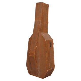 Contemporary Minimalist Inri Double Bass Case Sculpture by Sandro, 2017 For Sale