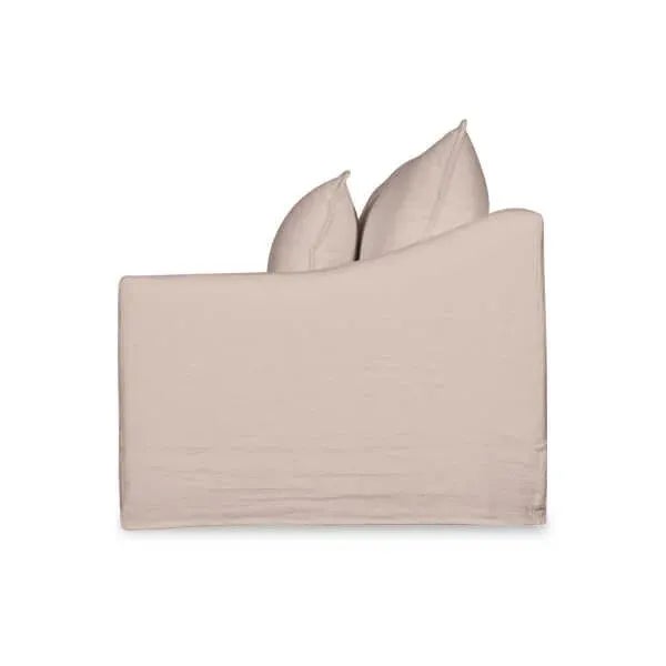 STD Depth: 40" · Slipcovered W/ Wrap Around Skirt · Topstitched On Body · Piping On Seat Cushion · Flat Flange On Back And...