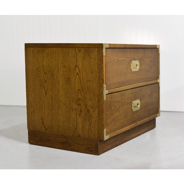 1970s Campaign Nightstand - Single Unit For Sale In Chicago - Image 6 of 10