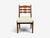 Guillerme & Chambron, Dining Chairs, Oak, Green Fabric, France, 1950s For Sale - Image 9 of 11