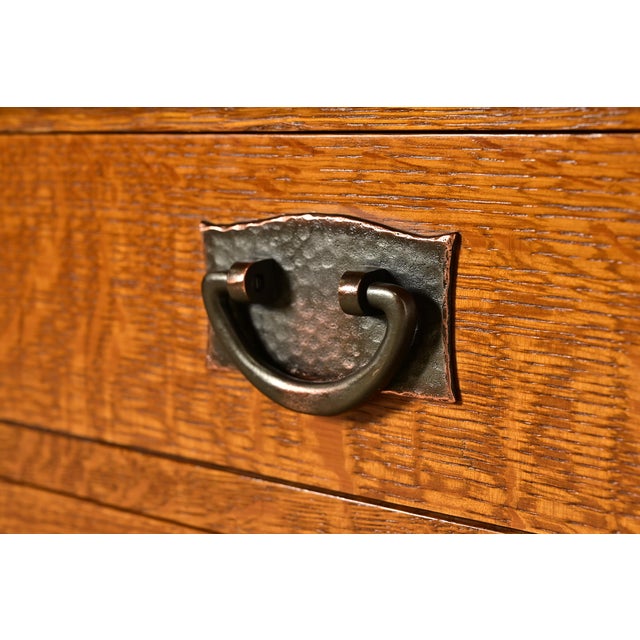 Stickley Harvey Ellis Collection Mission Oak Arts & Crafts Dresser or Chest of Drawers For Sale - Image 10 of 14