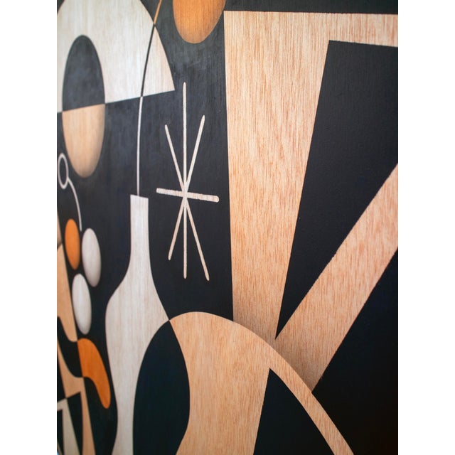 Black Rubén Sánchez, Sunny Morning I, 2024, Acrylic Painting on Panel For Sale - Image 8 of 10