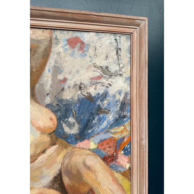 Hugo Linér, Nude Study, 1950s, Oil on Canvas, Framed For Sale - Image 4 of 18