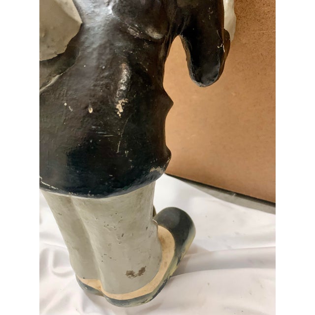 Rare 1930s-1940s Western Exterminator Chalkware Mascot - "Mr. Little" For Sale - Image 9 of 10