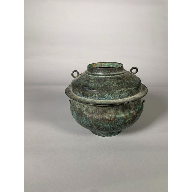Asian Large Bronze Offering Steamer, Han Dynasty, 206 BC–220 AD, Archaeology, China For Sale - Image 3 of 10
