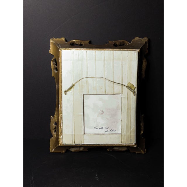 Early 20th Century German Porcelain Plaque Painting, Framed Chairish