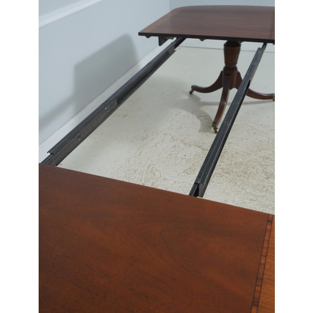 Baker Bill Sofield Inlaid Mahogany Dining Table For Sale - Image 10 of 18