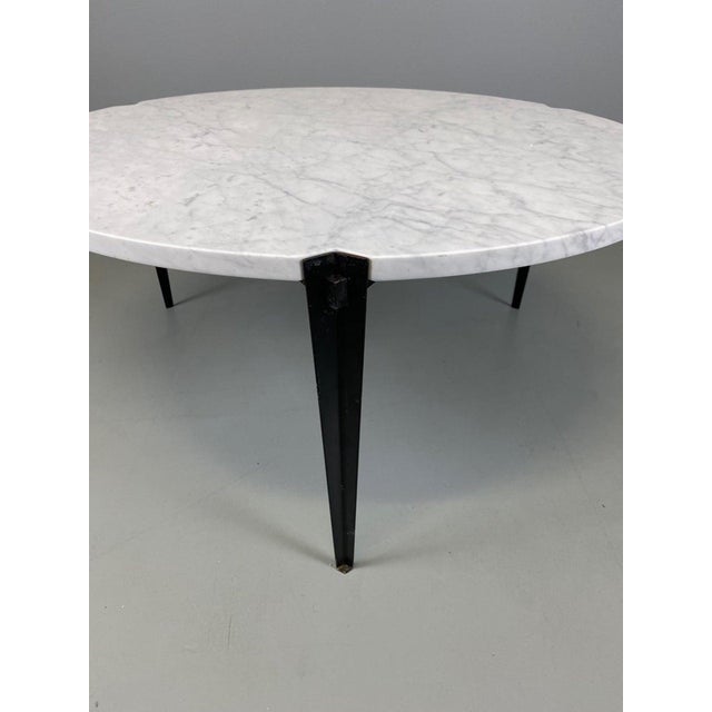 Mid-Century Modern Marble T 61c Coffee Table by Osvaldo Borsani for Tecno, 1950s For Sale - Image 3 of 13
