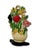 Hubley Manufacturing Company Hard to Find 1930s Hubley MFG Co. Tulips & Hyacinths Flower Basket Cast Iron Doorstop in Pristine Cond. For Sale - Image 4 of 18