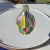 1950s 1950s Harlequin Indented All Over Blown Glass Christmas Ornament For Sale - Image 5 of 6