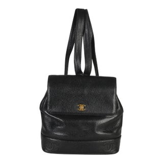 Vintage 24k Triple CC Flap Backpack For Sale