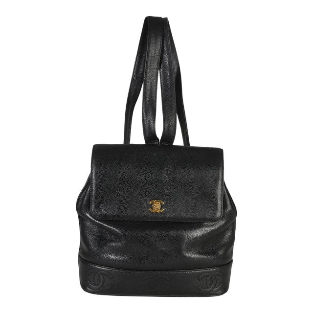 Vintage 24k Triple CC Flap Backpack For Sale