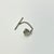 Mid-Century Modern 1950s Mid-Century Boho Chic Hollywood Regency “V” Initial Tie Clip Tack. For Sale - Image 3 of 5