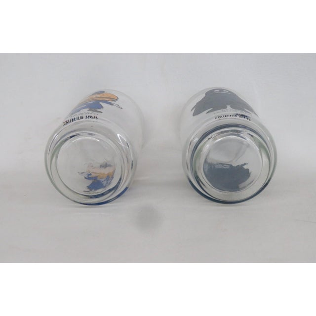 1977 McDonalds Collector Series 2pc Drinking Glasses Big Mac and Grimace For Sale - Image 10 of 12