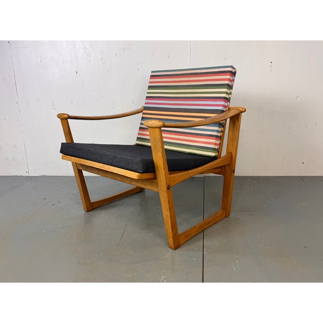 Mid-Century Modern Danish Easy Chair in Oak by Finn Juhl for France & Søn, 1950s For Sale - Image 14 of 18